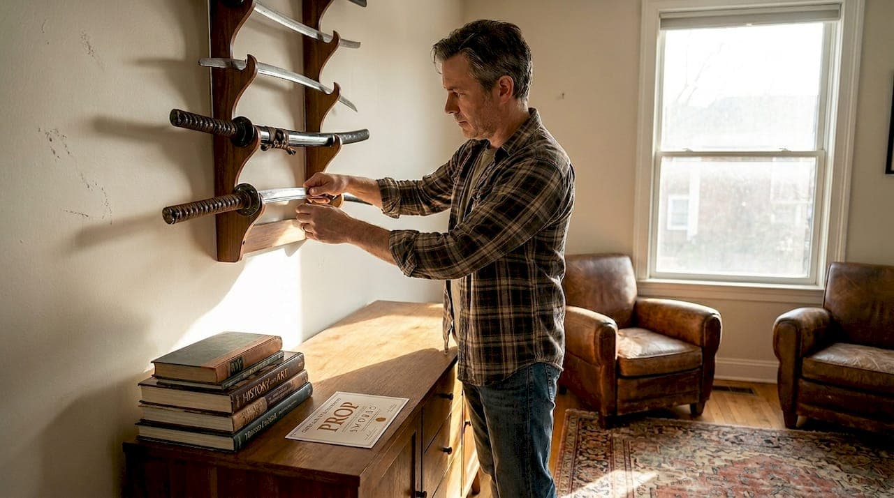 Why display swords at home: boost collection appeal